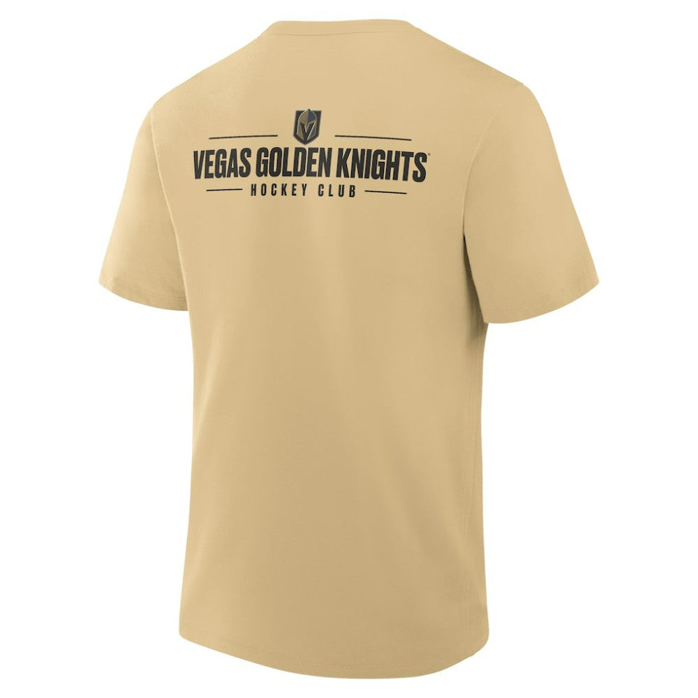 Vegas Golden Knights Fanatics Crash The Net Legacy T-Shirt - Gold - NHL 202756999