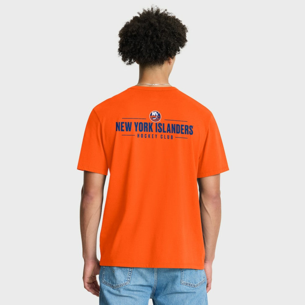 New York Islanders Fanatics Crash The Net Legacy T-Shirt - Orange - NHL 202757002