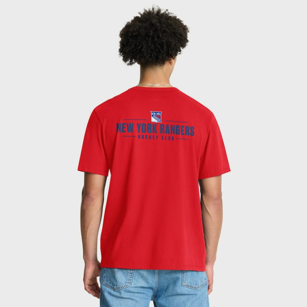 New York Rangers Fanatics Crash The Net Legacy T-Shirt - Red - NHL 202757003