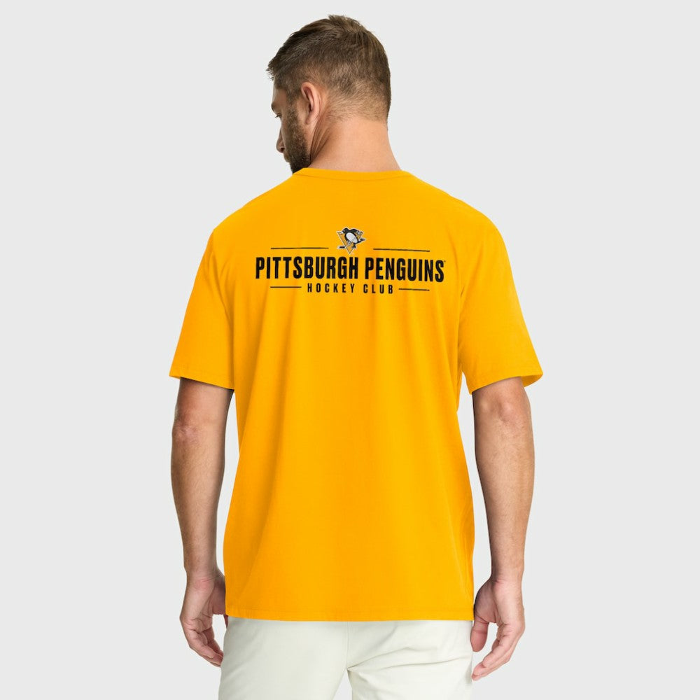 Pittsburgh Penguins Fanatics Crash The Net Legacy T-Shirt - Gold - NHL 202757005