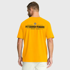 Pittsburgh Penguins Fanatics Crash The Net Legacy T-Shirt - Gold - NHL 202757005