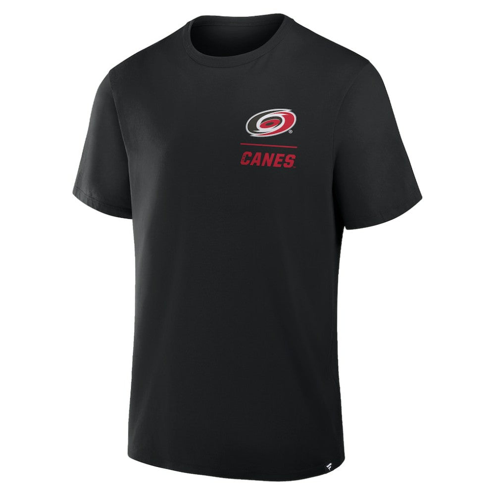 Carolina Hurricanes Fanatics Crash The Net Legacy T-Shirt - Black - NHL 202757007