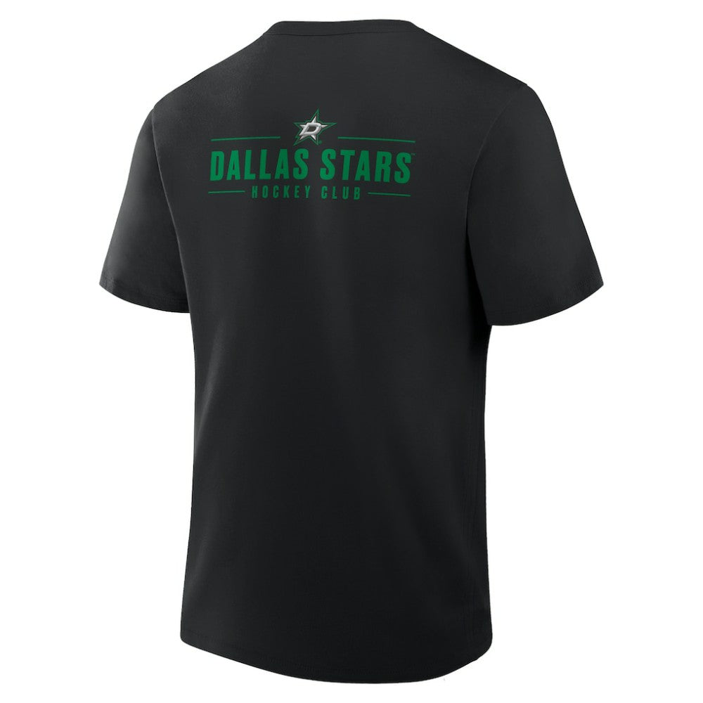 Dallas Stars Fanatics Crash The Net Legacy T-Shirt - Black - NHL 202757008