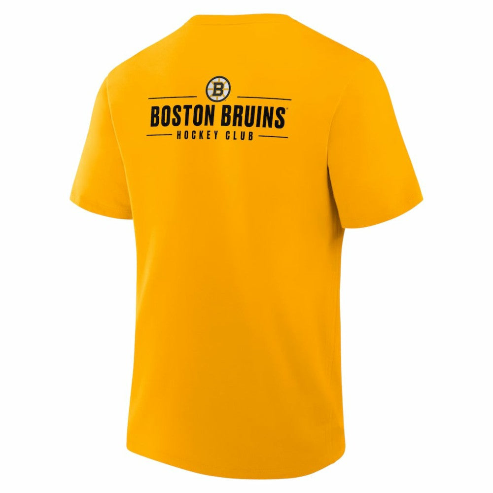 Boston Bruins Fanatics Crash The Net Legacy T-Shirt - Gold - NHL 202757009