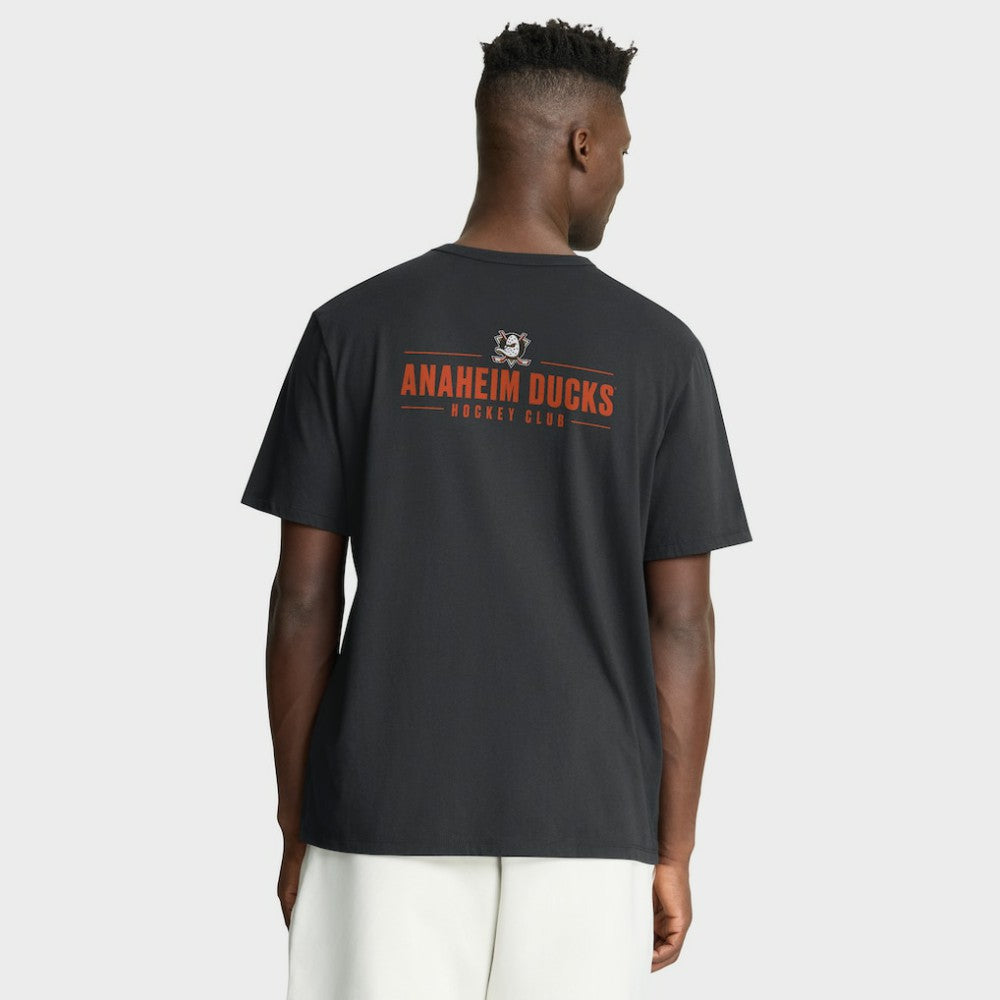 Anaheim Ducks Fanatics Crash The Net Legacy T-Shirt - Black - NHL 202757013