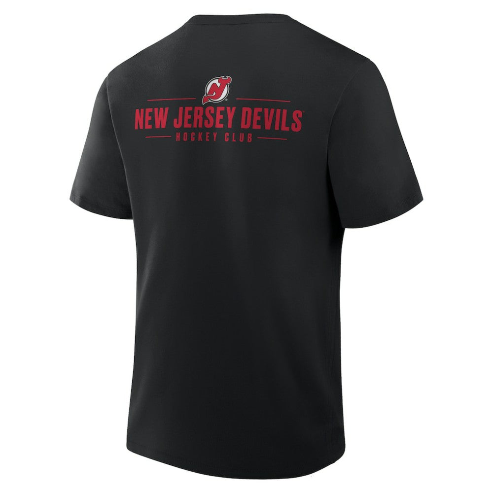 New Jersey Devils Fanatics Crash The Net Legacy T-Shirt - Black - NHL 202757015