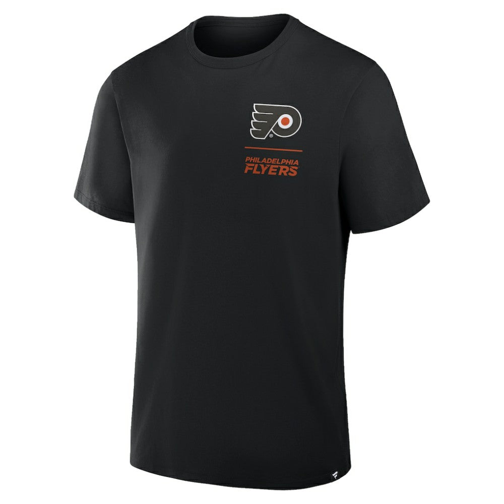 Philadelphia Flyers Fanatics Crash The Net Legacy T-Shirt - Black - NHL 202757016