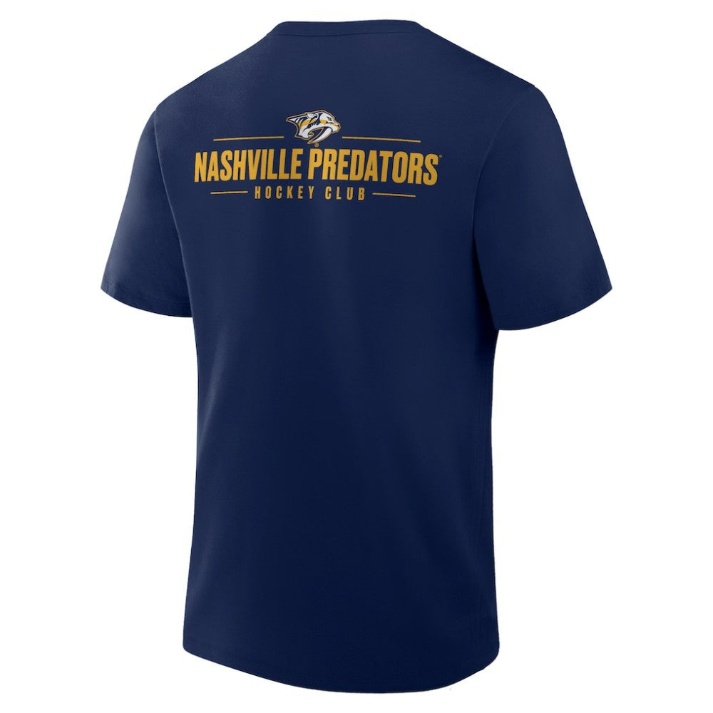 Nashville Predators Fanatics Crash The Net Legacy T-Shirt - Navy - NHL 202757021