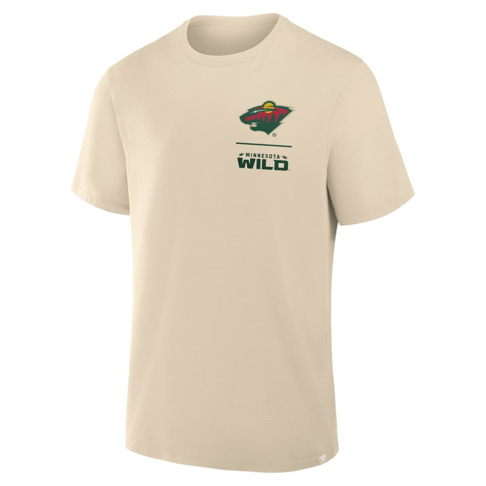 Minnesota Wild Fanatics Crash The Net Legacy T-Shirt - Natural - NHL 202757022