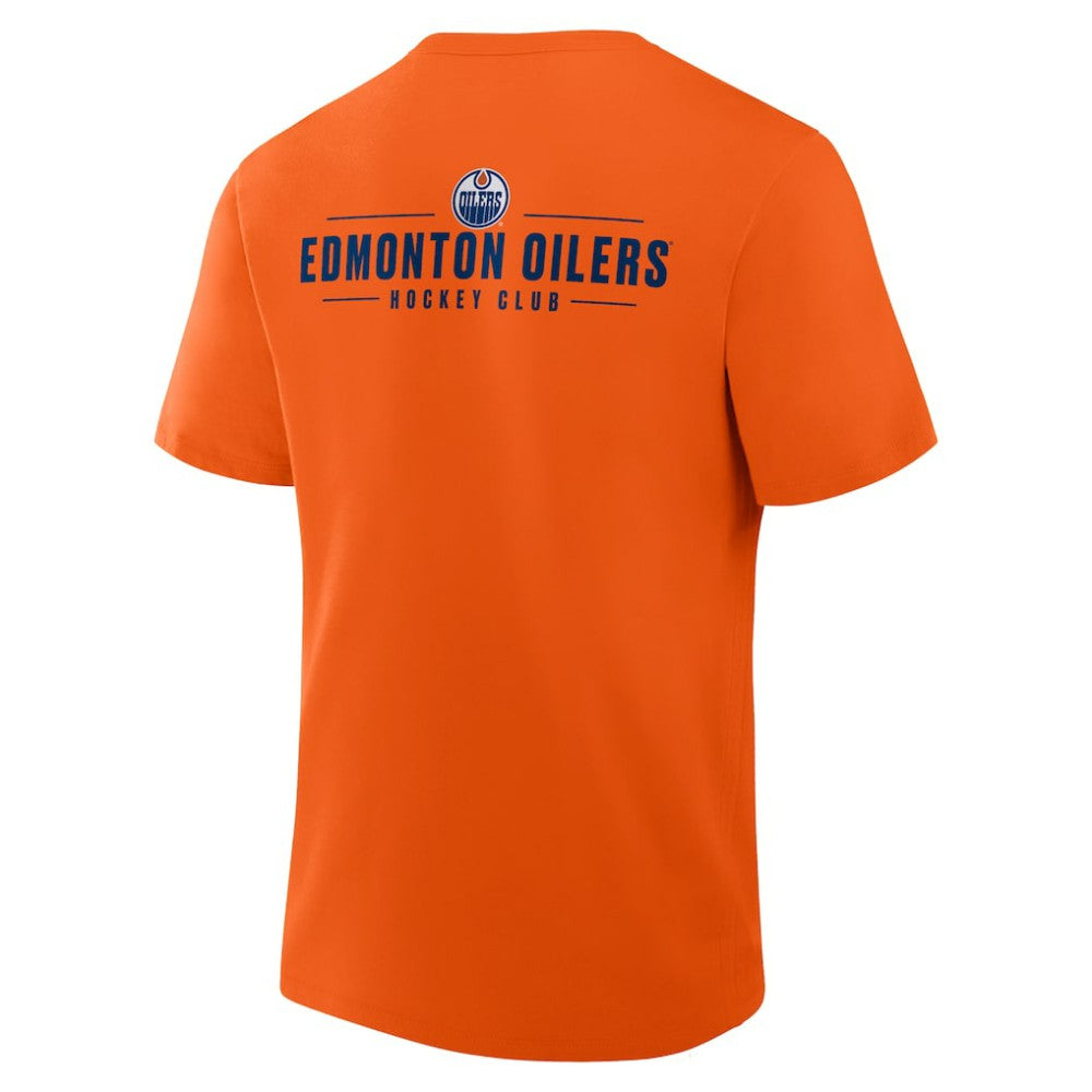 Edmonton Oilers Fanatics Crash The Net Legacy T-Shirt - Orange - NHL 202757023