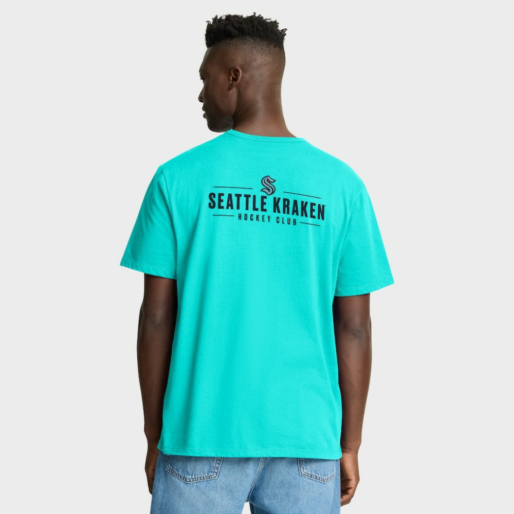 Seattle Kraken Fanatics Crash The Net Legacy T-Shirt - Light Blue - NHL 202757024