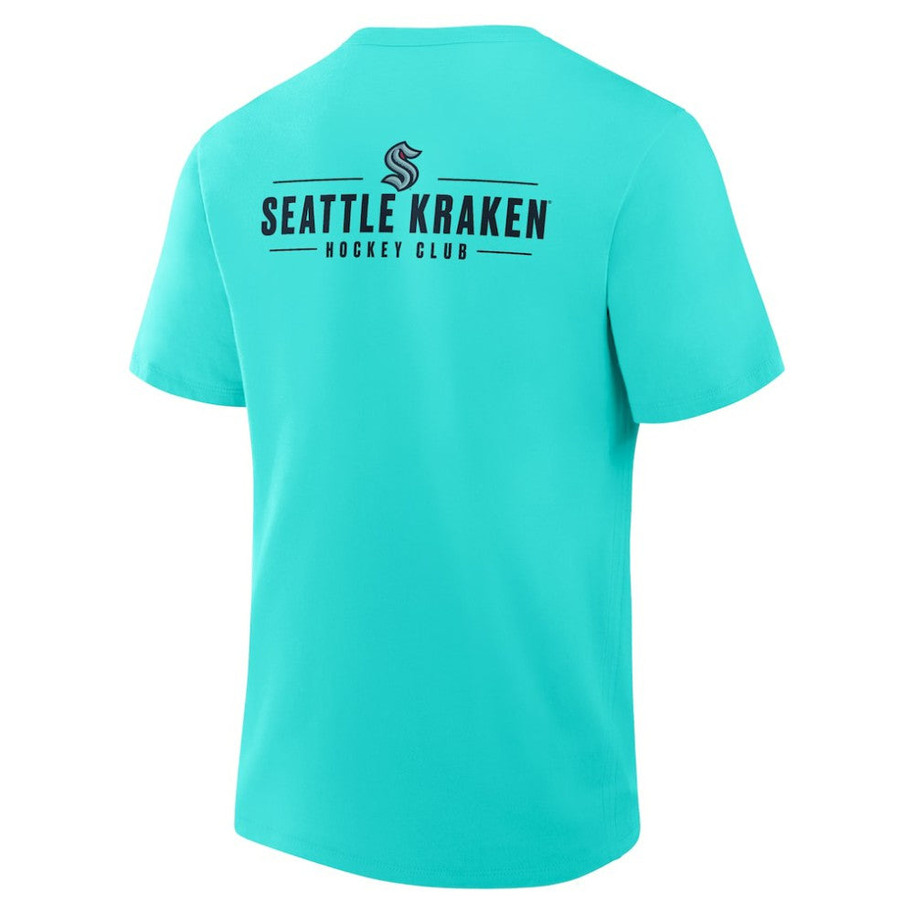 Seattle Kraken Fanatics Crash The Net Legacy T-Shirt - Light Blue - NHL 202757024