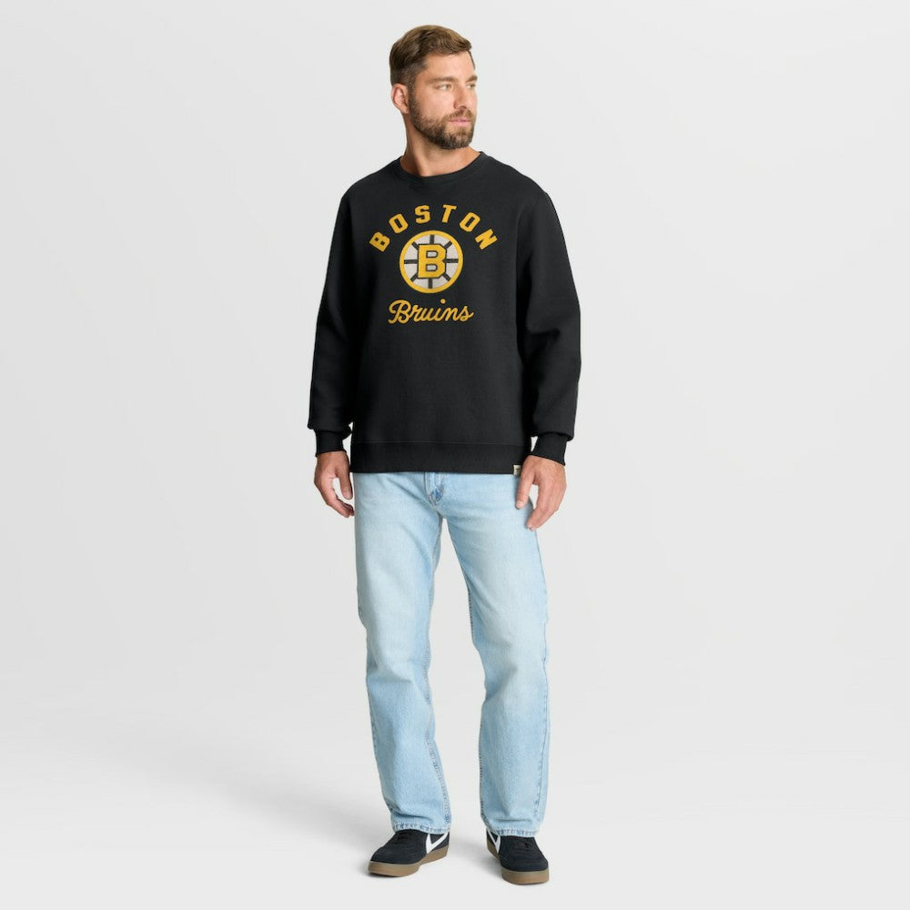 Boston Bruins Fanatics Vintage Stickler Sweatshirt - Black - NHL 202757026