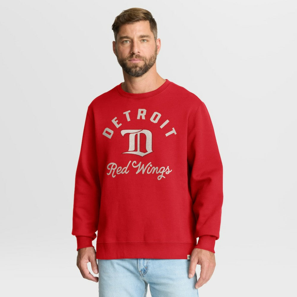 Detroit Red Wings Fanatics Vintage Stickler Sweatshirt - Red - NHL 202757047