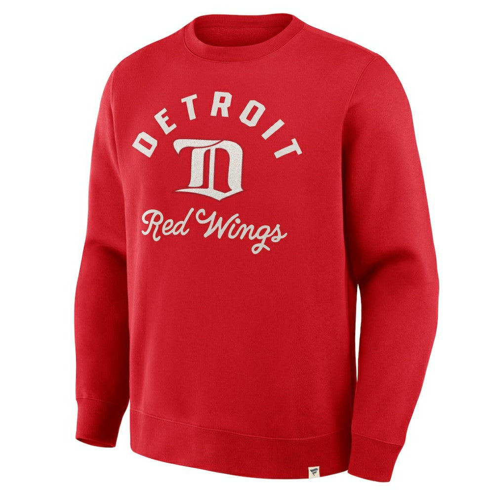 Detroit Red Wings Fanatics Vintage Stickler Sweatshirt - Red - NHL 202757047