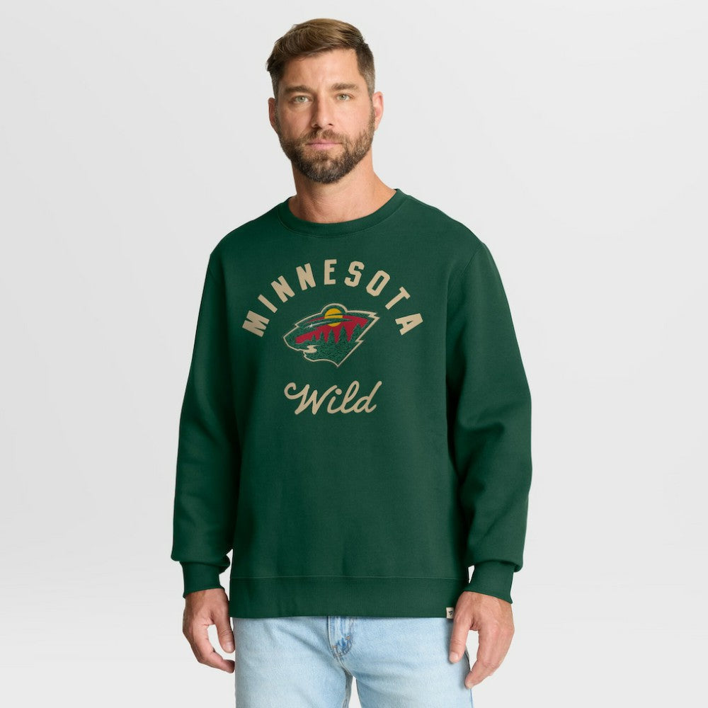 Minnesota Wild Fanatics  Stickler Sweatshirt - Green - NHL 202757048