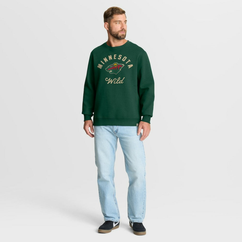 Minnesota Wild Fanatics  Stickler Sweatshirt - Green - NHL 202757048