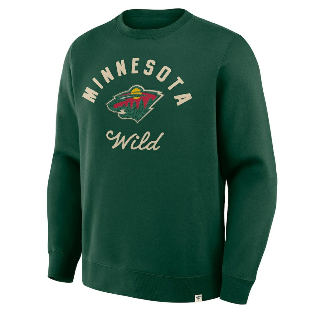 Minnesota Wild Fanatics  Stickler Sweatshirt - Green - NHL 202757048