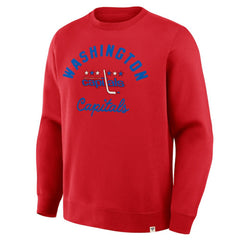 Washington Capitals Fanatics Vintage Stickler Sweatshirt - Red - NHL 202757058