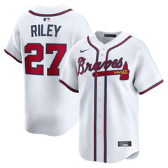 Austin Riley Atlanta Braves Nike Home Limited Player Jersey - White - Nike on Sale