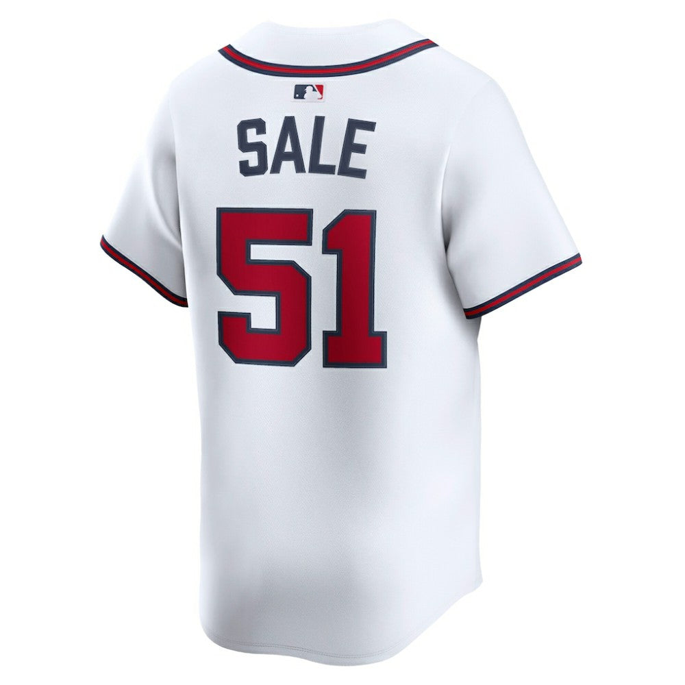 Chris Sale Atlanta Braves Nike Home Limited Player Jersey - White - Nike Discount