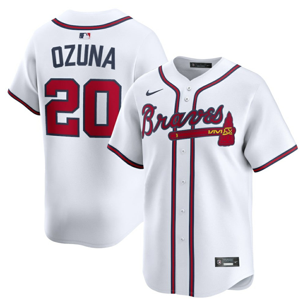 Marcell Ozuna Atlanta Braves Nike Home Limited Player Jersey - White - Nike Online