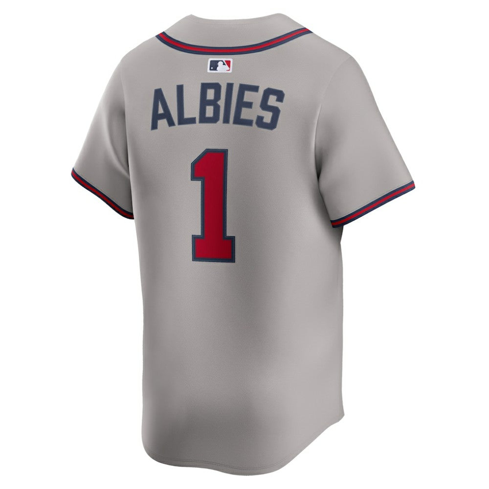 Ozzie Albies Atlanta Braves Nike Road Limited Player Jersey - Gray - Nike Lifestyle