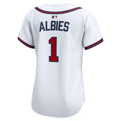 Ozzie Albies Atlanta Braves Nike Women's Home Limited Player Jersey - White - Nike Discount