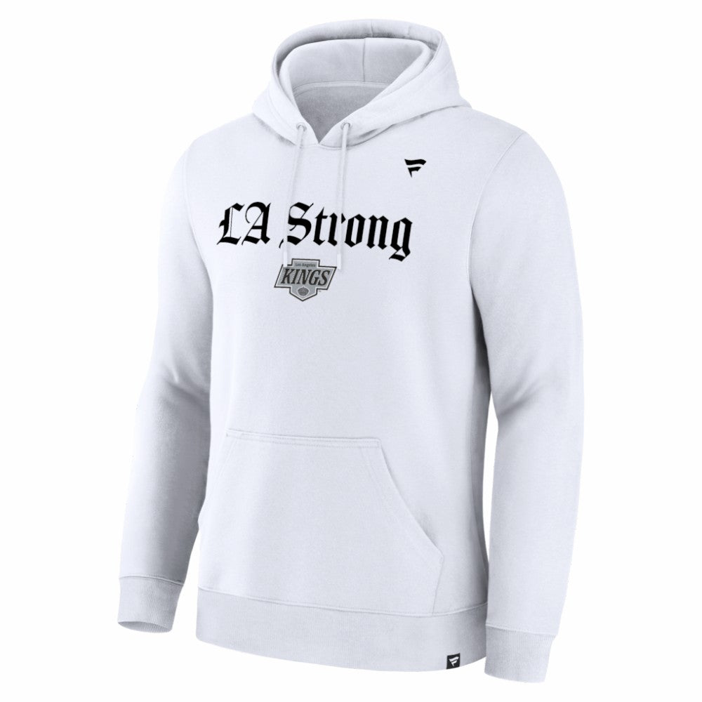 Los Angeles Kings Fanatics Unisex LA Strong Premium Fleece Pullover Hoodie - White - NHL 202757240