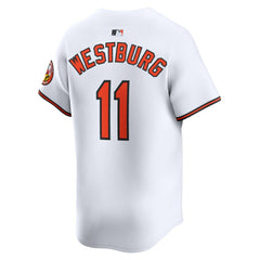 Jordan Westburg Baltimore Orioles Nike Home Limited Player Jersey - White - Nike on Sale