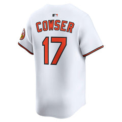 Colton Cowser Baltimore Orioles Nike Home Limited Player Jersey - White - Nike Sale