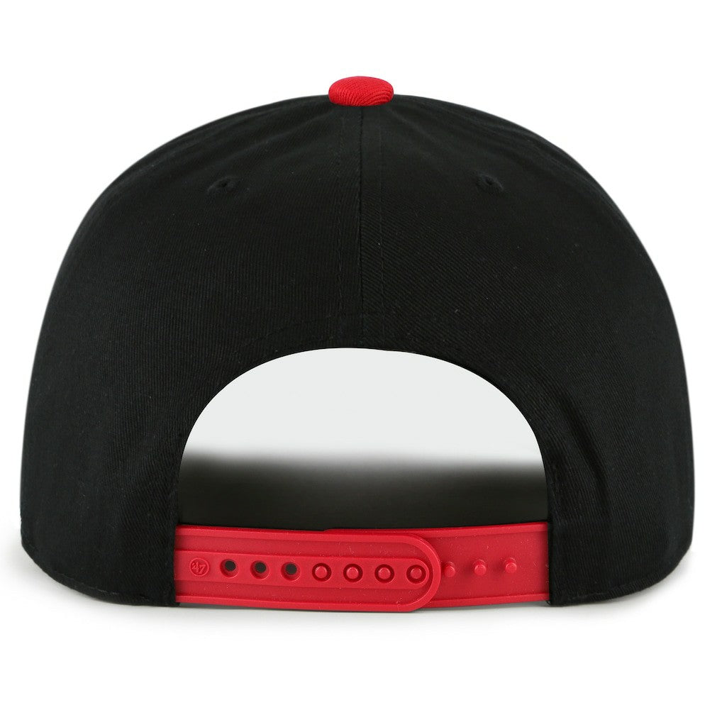 47 brand Atlanta Falcons '47 Sundays Sure Shot Hitch Two-Tone Adjustable Hat Black/Red