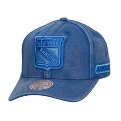 New York Rangers Mitchell & Ness Downtown Snow Wash Pro-Crown Adjustable Hat - Blue - NHL 202757456