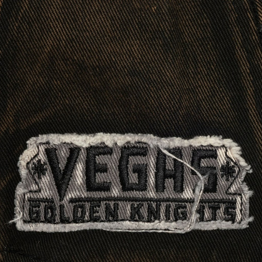 Vegas Golden Knights Mitchell & Ness Downtown Snow Wash Pro-Crown Adjustable Hat - Black - NHL 202757461