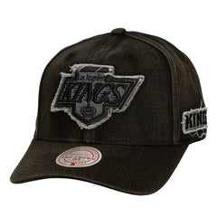 Los Angeles Kings Mitchell & Ness Downtown Snow Wash Pro-Crown Adjustable Hat - Black - NHL 202757462