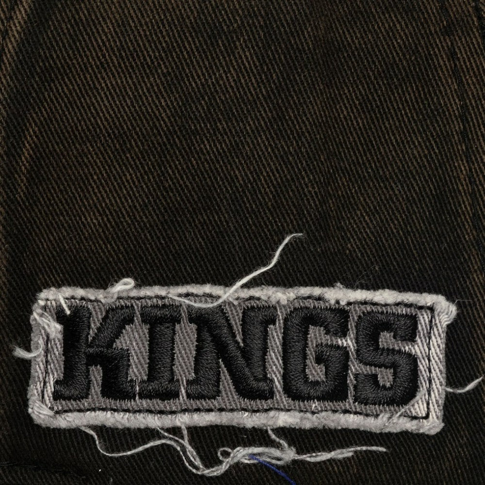 Los Angeles Kings Mitchell & Ness Downtown Snow Wash Pro-Crown Adjustable Hat - Black - NHL 202757462
