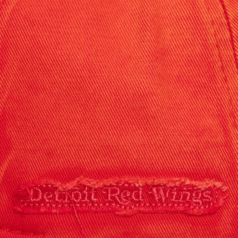 Detroit Red Wings Mitchell & Ness Downtown Snow Wash Pro-Crown Adjustable Hat - Red - NHL 202757465