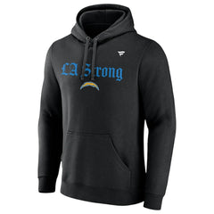 Fanatics Los Angeles Chargers Unisex LA Strong Fleece Pullover Hoodie Black