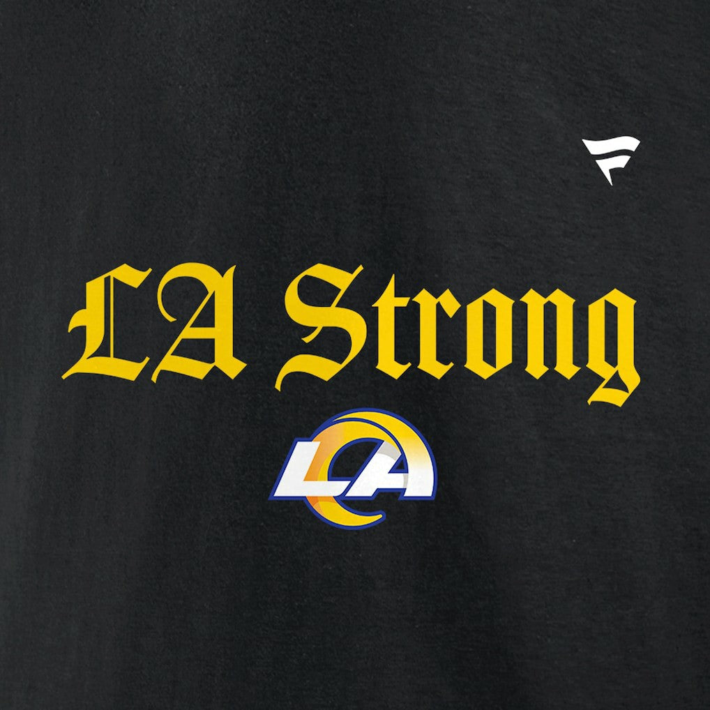 Fanatics Los Angeles Rams Unisex LA Strong Fleece Pullover Hoodie Black