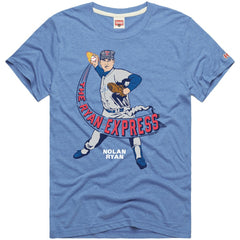 Nolan Ryan Texas Rangers Homage Graphic Player T-Shirt - Light Blue - MLB Discount