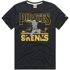Paul Skenes Pittsburgh Pirates Homage Graphic Player Tri-Blend T-Shirt - Charcoal - MLB Discount