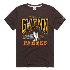 Tony Gwynn San Diego Padres Homage Graphic Player T-Shirt - Brown - MLB Lifestyle