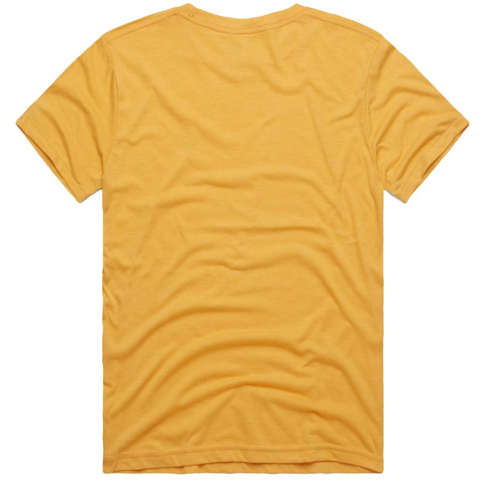 Roberto Clemente Pittsburgh Pirates Homage Graphic Player Tri-Blend T-Shirt - Gold - MLB Lifestyle