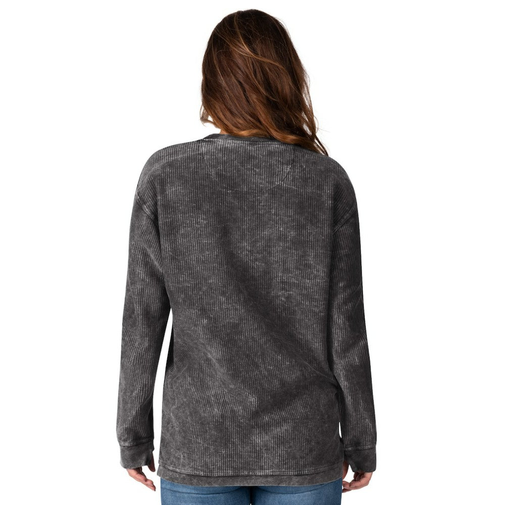 Baltimore Orioles G-III 4Her by Carl Banks Women's Comfy Cord Pullover Sweatshirt - Black - MLB Discount