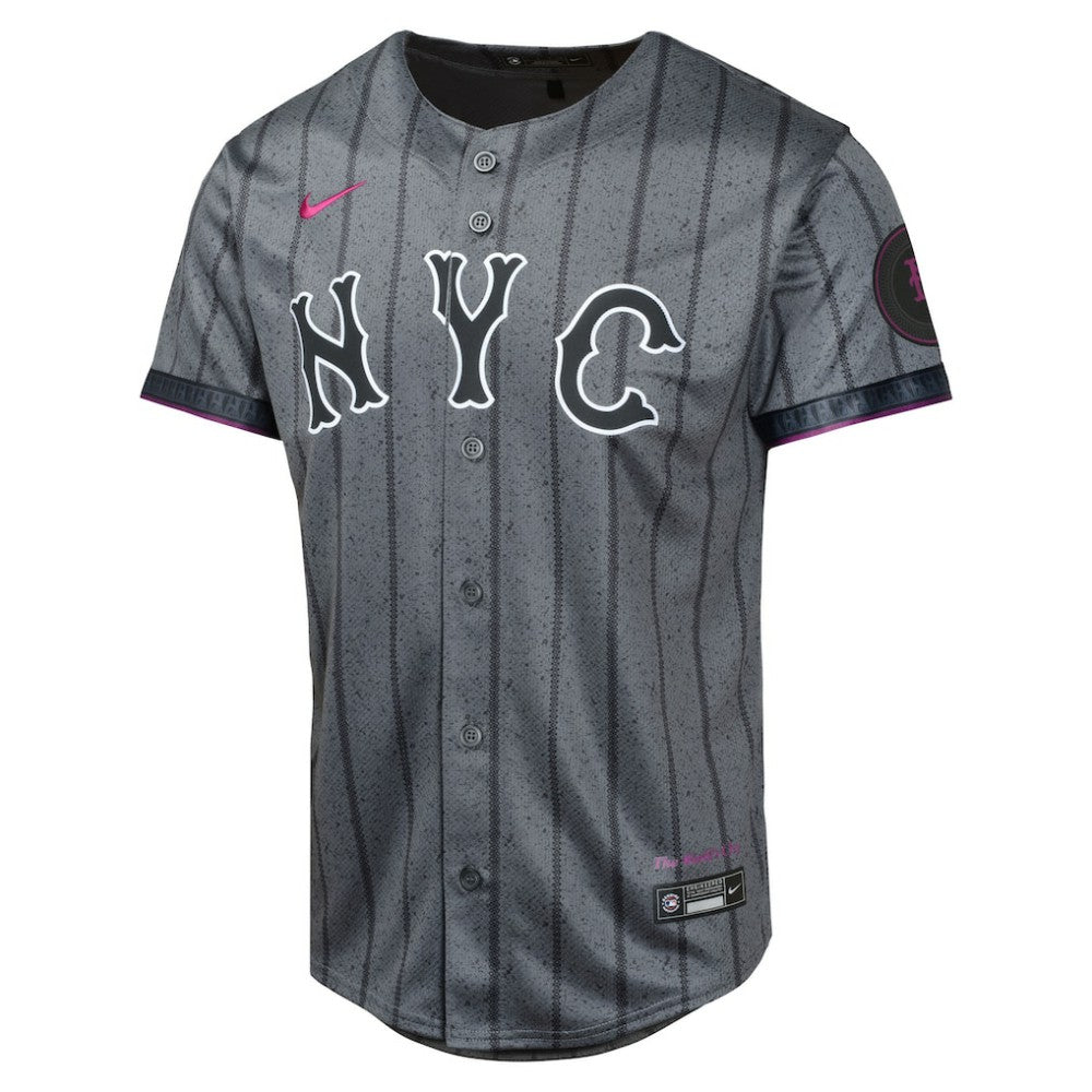 Juan Soto New York Mets Nike Youth City Connect Limited Jersey  - Gray - Nike Sale