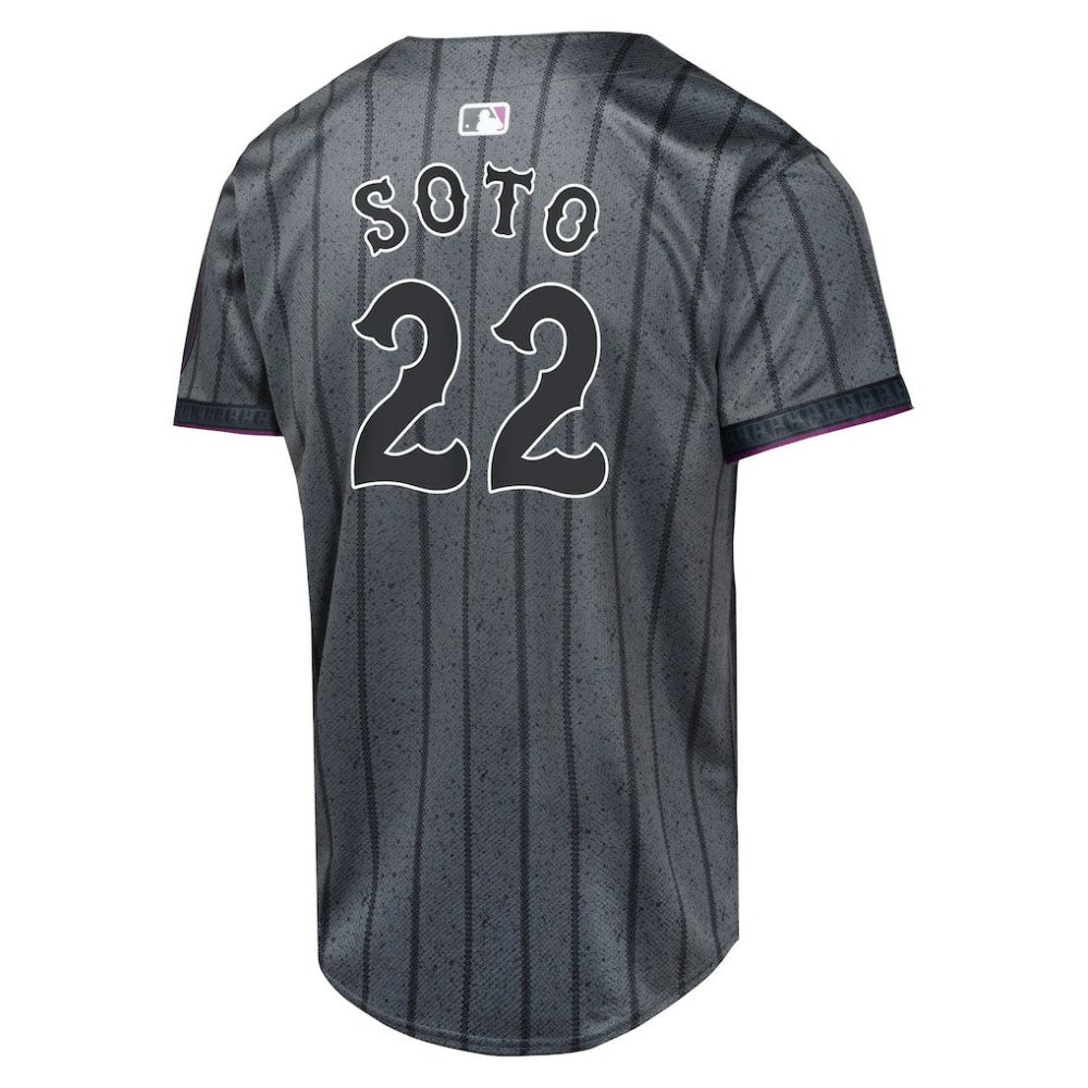 Juan Soto New York Mets Nike Youth City Connect Limited Jersey  - Gray - Nike Sale