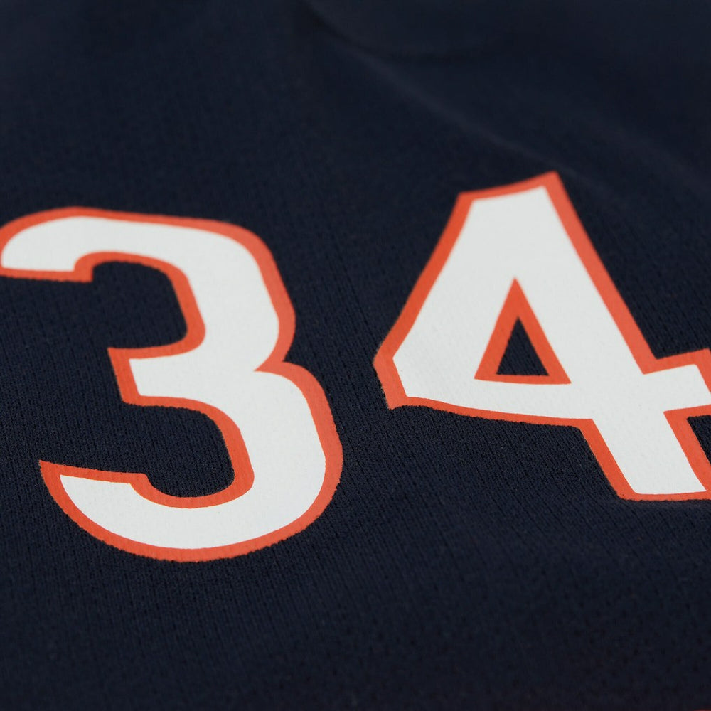 Mitchell & Ness Walter Payton Chicago Bears Maxxed Out Fashion Hockey Jersey Navy