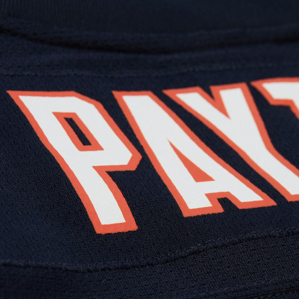 Mitchell & Ness Walter Payton Chicago Bears Maxxed Out Fashion Hockey Jersey Navy