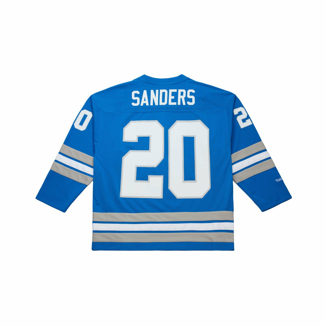 Mitchell & Ness Barry Sanders Detroit Lions Maxxed Out Fashion Hockey Jersey Blue