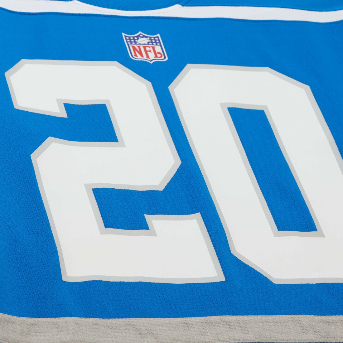 Mitchell & Ness Barry Sanders Detroit Lions Maxxed Out Fashion Hockey Jersey Blue